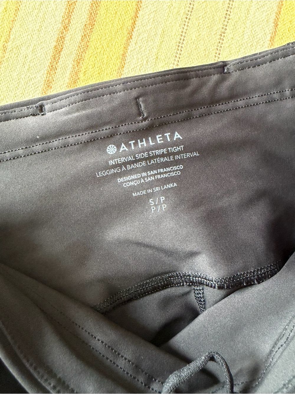 Athleta Interval High Rise Side Stripe Legging - Picture 5 of 9
